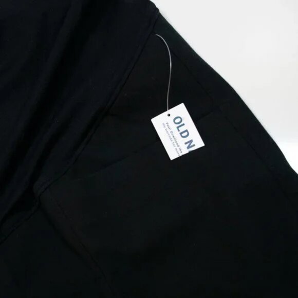 NEW Old Navy Maternity Pixie Wide Leg Pants Women XL Black Full Panel - Picture 8 of 10
